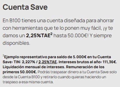 , An&aacute;lisis de B100: Innovaci&oacute;n en Cuentas Corrientes y de Ahorro