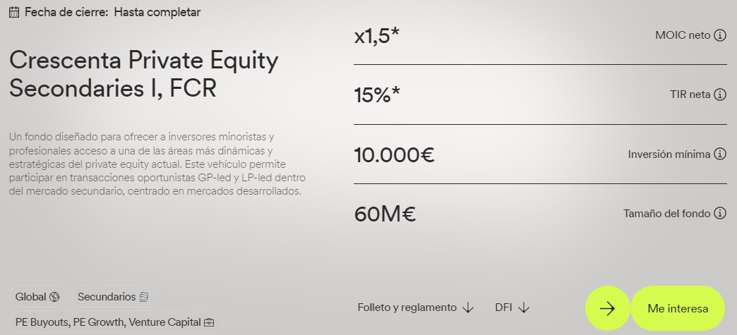 , Crescenta 2026: Análisis Exhaustivo de sus Fondos de Capital Riesgo para el Inversor Retail