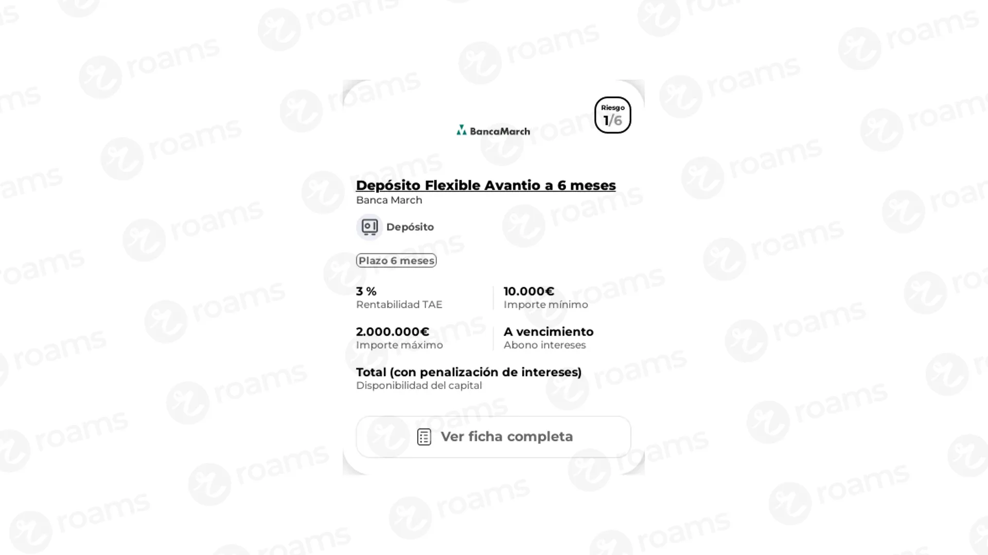 , Depósito Flexible Avantio de Banca March: condiciones y funcionamiento