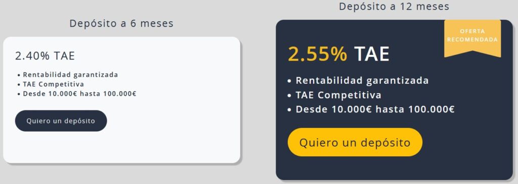 mejores dep&oacute;sitos, Dep&oacute;sitos: Los mejores dep&oacute;sitos a plazo fijo en Espa&ntilde;a y en Europa