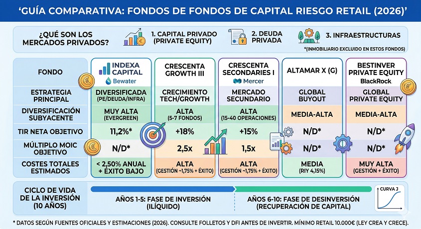 Invertir en Capital Riesgo desde 10.000€: Comparativa de Fondos 2026 ...