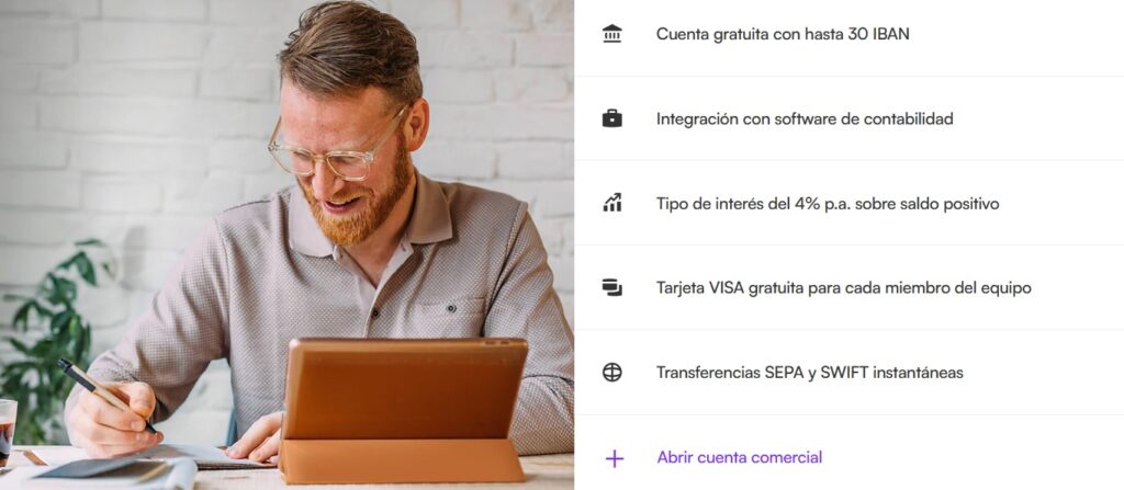 , Vivid Money Business: Plataforma financiera integral para empresas y aut&oacute;nomos