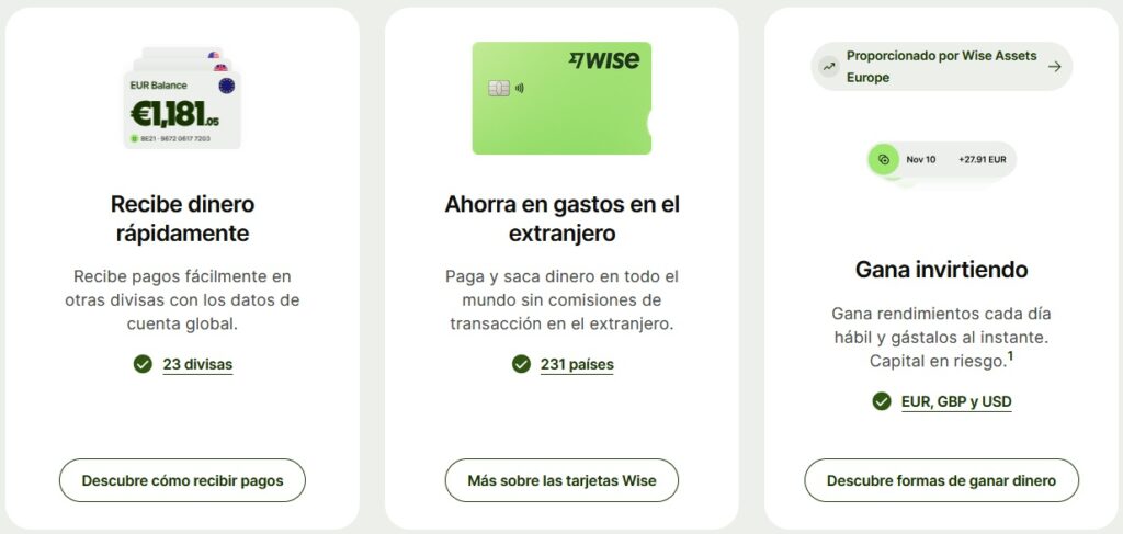 , Wise: Análisis detallado de la Cuenta de Wise, Tarjeta, Transferencias y Gestión de Dinero